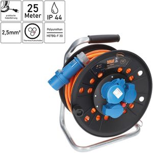 Produktbild für Kabeltrommel Kalle-das-Kabel Camping H07BQ-F, 25m