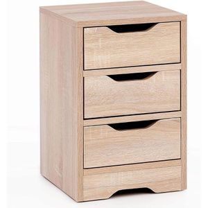 Nachttisch Wohnling WL5.705, sonoma eiche, aus Holz, stehend