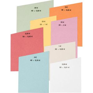 Produktbild für Münzrollpapier Inkiess 50 Cent, für Euro Münzen