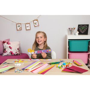 Produktbild für Bastelset Lena 42664 Bastelkoffer Jumbo, pink