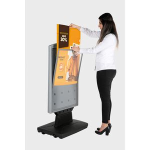 Produktbild für Kundenstopper Update-Displays WindSign Flex DIN A1