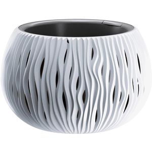 Produktbild für Übertopf Prosperplast Sandy Bowl, weiß, Ø 29 x 20 cm