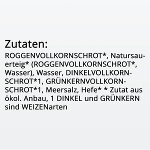 Produktbild für Brot Davert Grünkern Dinkel, BIO