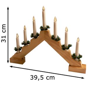 Produktbild für Lichterbogen Star-Max 09175T, natur