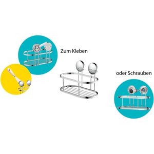 Produktbild für Duschablage EISL Dusch-Wandablage, verchromt