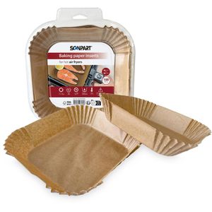 Backpapier Scanpart für Heißluftfritteusen, 16 x 16 cm