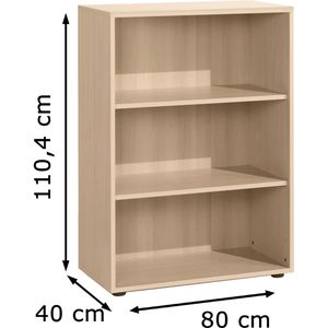 Produktbild für Aktenregal Geramöbel Flex, S-383001-B, aus Holz