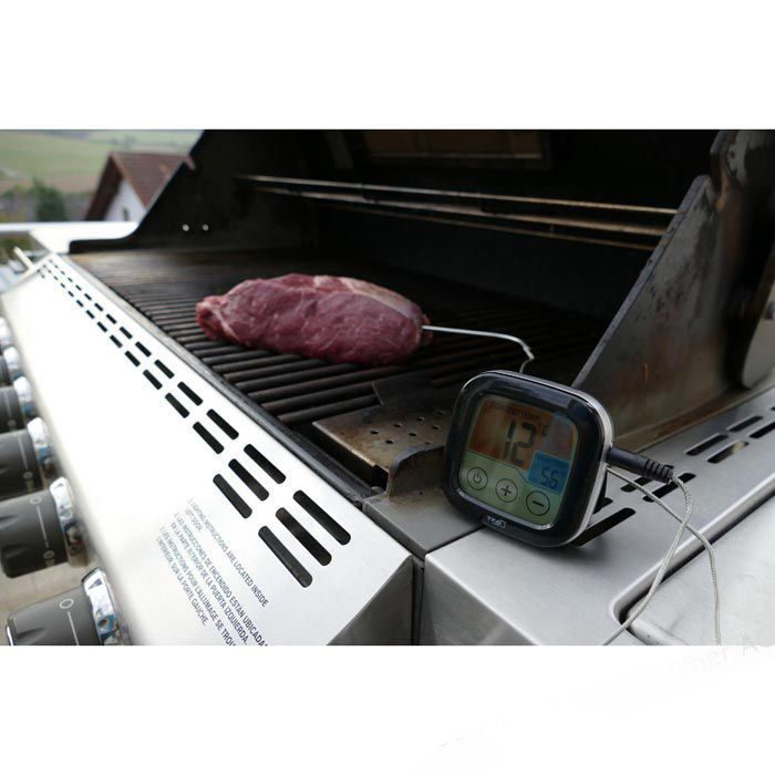 TFA Grillthermometer 14.1509.01, GrillOfenthermometer, mit Kabel