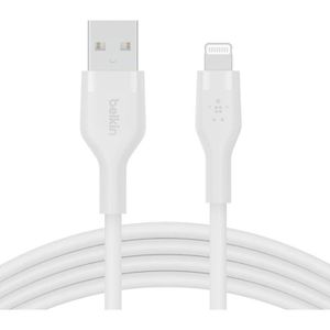 Produktbild für Ladekabel Belkin BoostCharge Flex, weiß, 2m