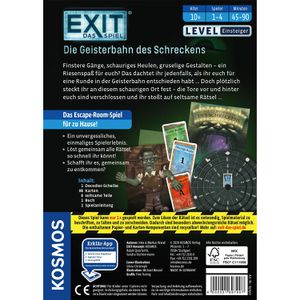 Produktbild für Kartenspiel Kosmos EXIT Geisterbahn des Schreckens