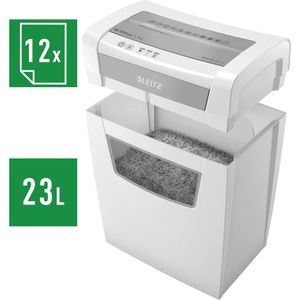 Produktbild für Aktenvernichter Leitz 8099 IQ Office S P4, weiß