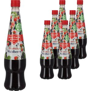 Mautner Sirup Waldbeere, für ca. 29L Fertiggetränk, je 700ml, 6 Flaschen