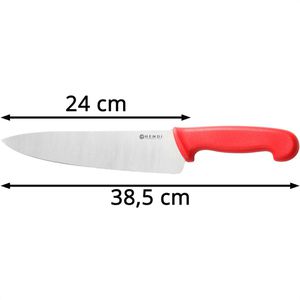 Produktbild für Kochmesser Hendi HACCP 842720, mit Kunststoffgriff rot