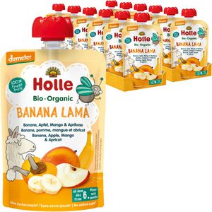 Fruchtpüree Holle Banana Lama, 100% Frucht demeter, BIO