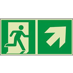 Hinweisschild Abtec ISO 7010 E002+E006 Folie