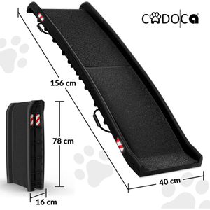 Produktbild für Auffahrrampe CADOCA 109913, Hunderampe