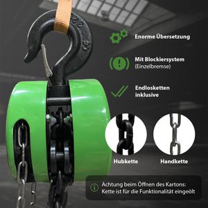 Produktbild für Kettenzug Trutzholm 41495, Flaschenzug