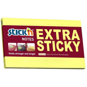 Haftnotizen Stickn Extra Sticky Notes, neongelb