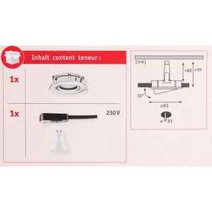 Produktbild für LED-Einbaustrahler Paulmann Nova Plus, neutralweiß