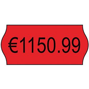 Preisetiketten Zweckform RPLP1226, rot