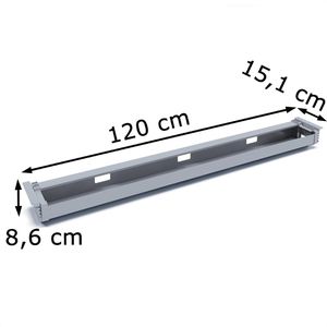Produktbild für Kabelwanne Actiforce Swing FG0065, silber