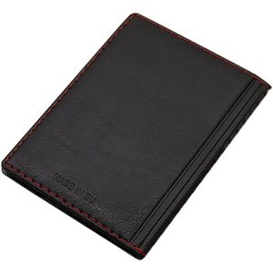Produktbild für Ausweisetui MJ-Design-Germany 2044, schwarz / rot, Kunstleder