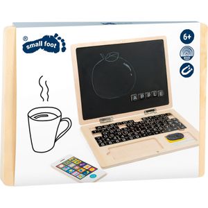 Produktbild für Lernspielzeug small-foot 11193, Holz-Laptop mit Magnet-Tafel