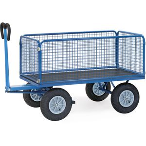 Handwagen Fetra 6435L, mit 4 Gitterwänden
