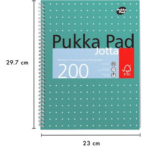 Produktbild für Collegeblock Pukka-Pad Metallic Jotta, JM018, A4+