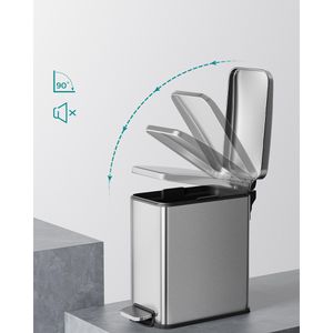 Produktbild für Mülleimer Songmics LTB560E05, silber