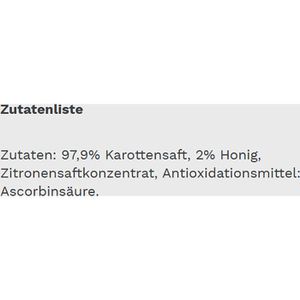 Produktbild für Saft Edeka Herzstücke Karotte mit Blütenhonig