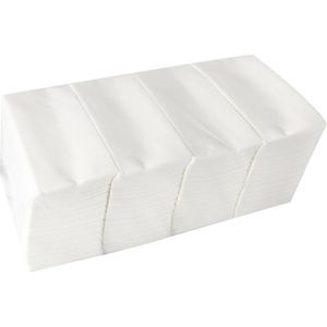 Produktbild für Bestecktaschen Papstar 86765 Airlaid, weiß