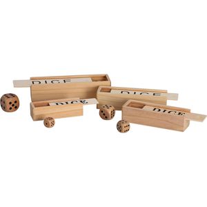 Produktbild für Würfel Philos 7001, Holzwürfel, braun