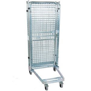 Produktbild für Rollbehälter HMH nestbar Tür, ZWB, Nutzhöhe 1615mm