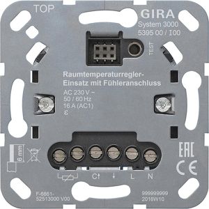 Produktbild für Raumthermostat Gira System 3000 539500