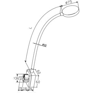 Produktbild für Steckdosenlampe ChiliTec CT-SEL, weiß, fest verbaute LED