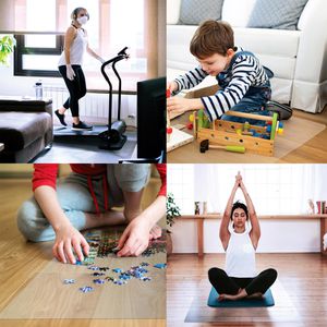 Produktbild für Bodenschutzmatte Floortex homemat, transparent