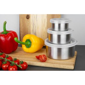 Produktbild für Frischhaltedose Lurch Minidosen, aus Edelstahl