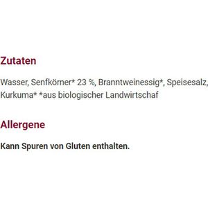 Produktbild für Senf Alnatura scharf, BIO