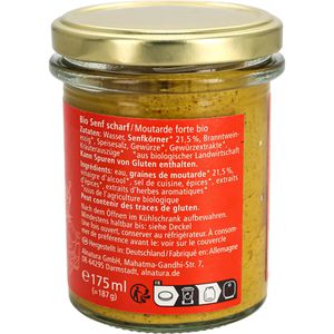 Produktbild für Senf Alnatura scharf, fein, BIO