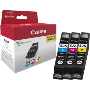 Tinte Canon CLI-526 cyan, magenta, gelb