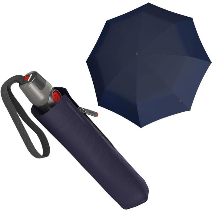 navy, T.200 Regenschirm Auf-Zu-Automatik, geschlossen Medium Duomatic, Knirps 28cm Taschenschirm, Böttcher – AG