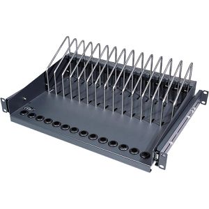 Produktbild für Netzwerkschrank-Fachboden LogiLink SF100B, 34 cm Einbautiefe