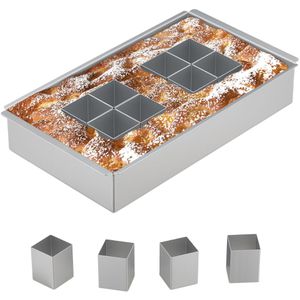 Produktbild für Backform Relaxdays Zahlen &amp; Buchstaben, aus Aluminium