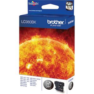 Produktbild für Tinte Brother LC-980BK schwarz