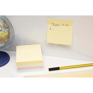 Produktbild für Haftnotizen D.RECT Super Sticky Notes, 9327, pastell