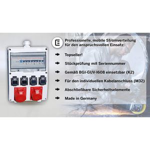 Produktbild für CEE-Stromverteiler Ehmann 0530x00000 Wandverteiler, für außen