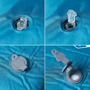 Produktbild für Isomatte vidaXL 4007125, türkis, selbstaufblasend