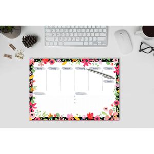 Produktbild für Schreibunterlage Sigel Flower Love, mehrfarbig