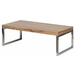 Couchtisch Wohnling Guna, WL1.458, aus Massivholz, akazie